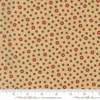100% Cotton Flannel - Flannel Season (Rain Drops Dots) - 59845F-11 - Tan - Kansas Troubles Quilters - 44" wide