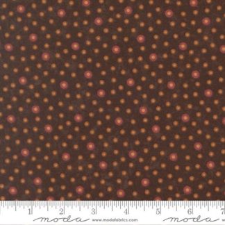 100% Cotton Flannel - Flannel Season (Rain Drops Dots) - 59845F-18 - Earth - Kansas Troubles Quilters - 44" wide