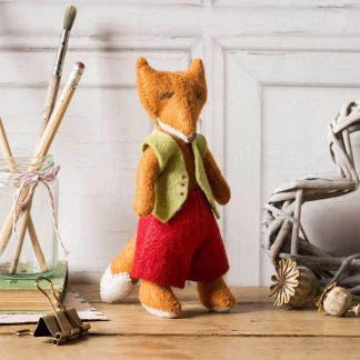 Corinne Lapierre - Wool Mix Felt Craft Kit - Fergus Fox