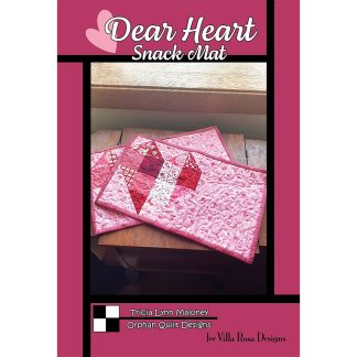 Patterns - Dear Heart Snack Mat - Villa Rosa Designs
