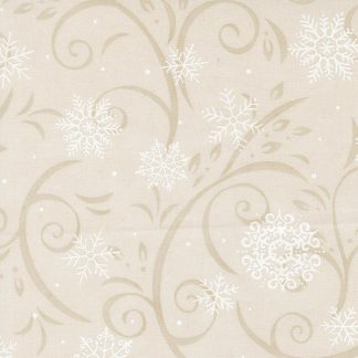 100% Cotton - When Snow Falls - 5108043-11 - Snowy White - Deb Strain - 108 in wide