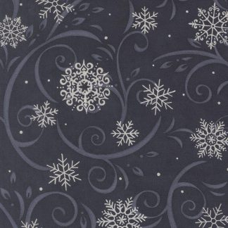 100% Cotton - When Snow Falls - 5108043-13 - Night Sky - Deb Strain - 108 in wide