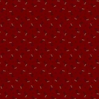 100% Cotton - Prairie Dry Goods II (Flower Whimsy) - 171650 - Red - Pam Buda - 44 in wide