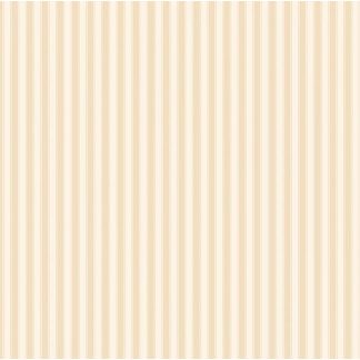 100% Cotton - Rose & Violet's Bouquet des Fleurs (Stripes) - C17293 - Cream - Miss Rose Sister Violet - 43 in wide