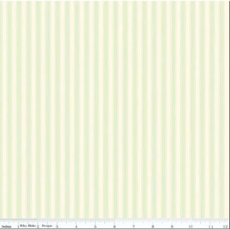 100% Cotton - Rose & Violet's Bouquet des Fleurs (Stripes) - C17293 - Mint - Miss Rose Sister Violet - 43 in wide