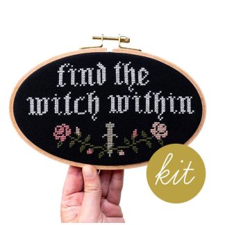 Junebug and Darlin - Embroidery Kit - Find the Witch Within