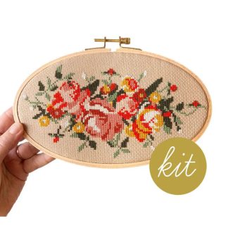Junebug and Darlin - Embroidery Kit - Rosy Chaos
