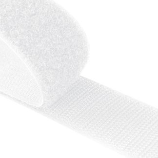 Supreme Laces - Fasteners Loop - Sew On - White - 20mm - Per Metre