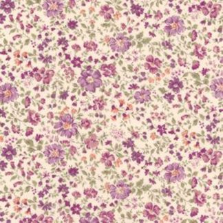 100% Cotton Lawn - Petite Garden Lawn - 6117D3-3 - Purple - Sevenberry - 42 in wide
