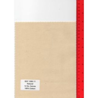 100% Cotton - Duck Canvas - QCC1200-11 - Natural - 12oz - 58 in wide