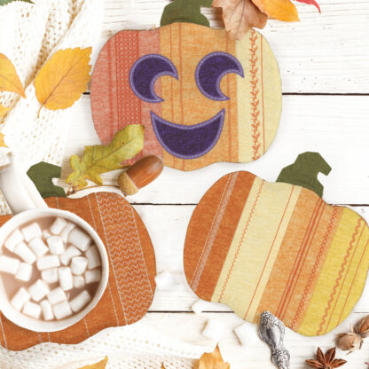 ED - 51302CD - Pumpkin Patch Mug Rugs - OESD