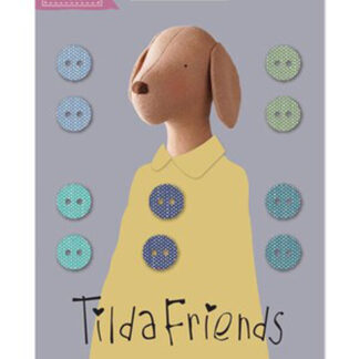 Tilda Friends - Buttons - 400051 - Cool Colors - Tilda