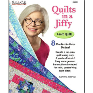 Book - Donna Robertson - Quilts in a jiffy 3yd Quilts - Fabric Cafe