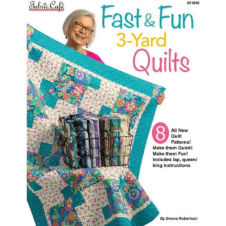 Book - Donna Robertson - Fast and Fun 3yd Quilts - Fabric Cafe
