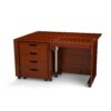 Arrow Sewing Cabinet - Laverne & Shirley Cabinet - Teak - RTA - Image 3