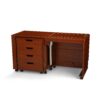 Arrow Sewing Cabinet - Laverne & Shirley Cabinet - Teak - RTA - Image 2