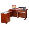 Arrow Sewing Cabinet - Laverne & Shirley Cabinet - Teak - RTA - Image 4