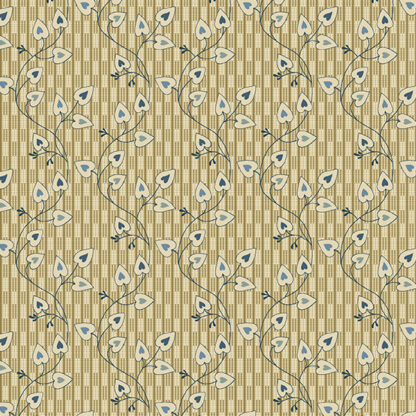 Fabric - Blue Sky - 8507 - N - Natural - Floral - Laundry Baskets Quilts for Andover Fabrics