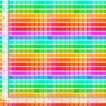 Color Theory - CD2614BRI - Ombre Check - Bright - Timeless Treasures