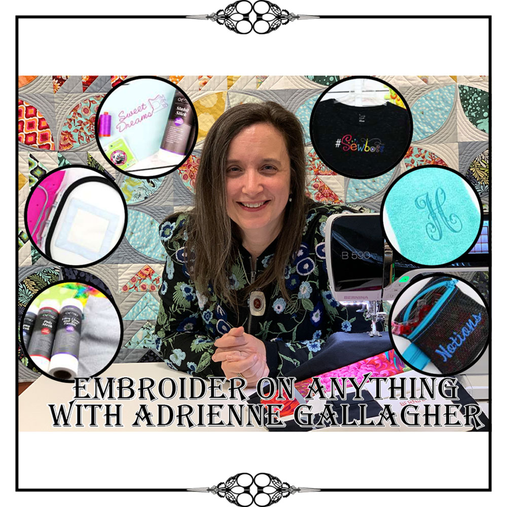Class - Course and Recording - Embroider On Anything