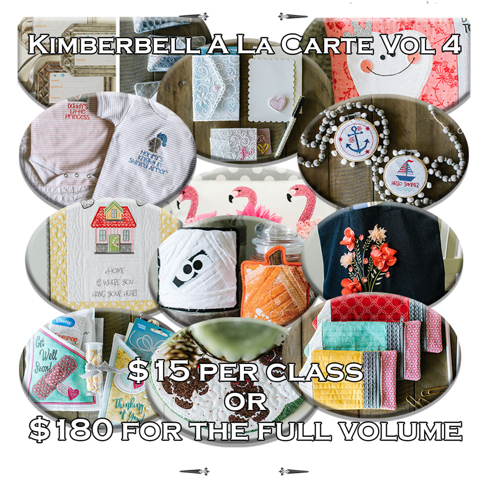 Class - Kimberbell A La Carte - Volume 4