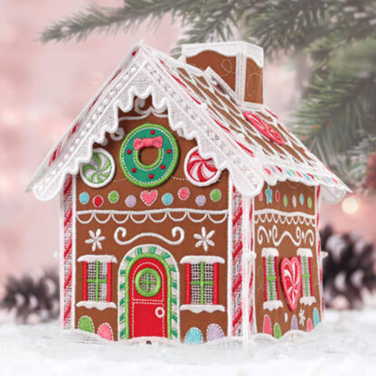 OESD - Embroidery Design - Freestanding Gingerbread House - 12512