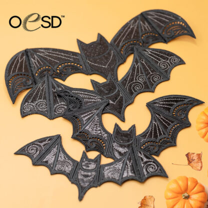 OESD - Embroidery Design - Freestanding Bats - 12957 - Image 2
