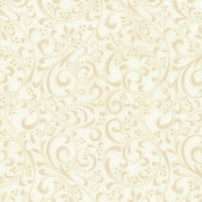 Fabric - Holiday Elegance - 27170-20 - Natural-Gold - Hoffman