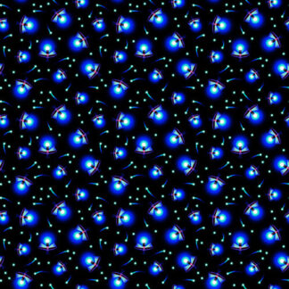 Magic Moon Garden - Fireflies - 789G-99 - Black - Henry Glass