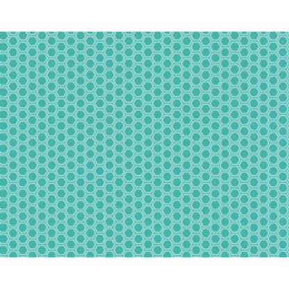 Kimberbell Basics - Honeycomb - 08256-Q - Teal - Maywood Studio
