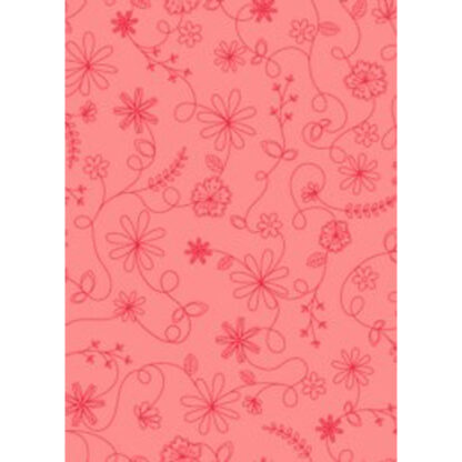 Kimberbell Basics - Swirl Floral - 08261-P - Peach - Maywood Studio