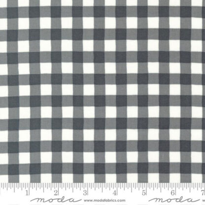 Honey Lavender - 56086-17 - Garden Gingham - Charcoal - Deb Strain for Moda