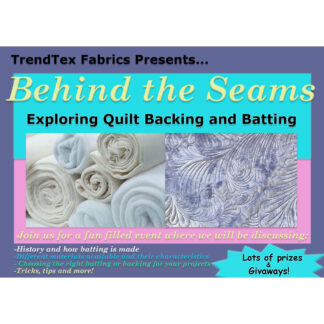 Event - Behind The Seams: Exploring Quilt Backing And Batting - Rob Beresford