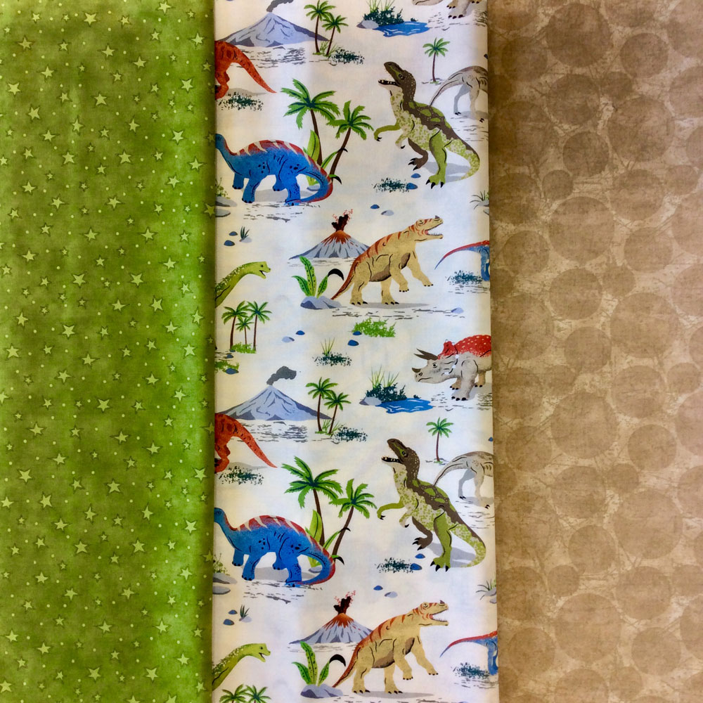 Fabric Bundle – 3yd Quilt – Dinosaur – Donna Robertson (3) – My