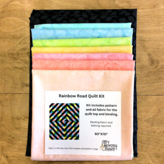 Quilt Kit - Rainbow Road - Multi Colours - 60in x 70in