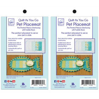Quilt As You Go - 2  Cat Pet Placemats Packages