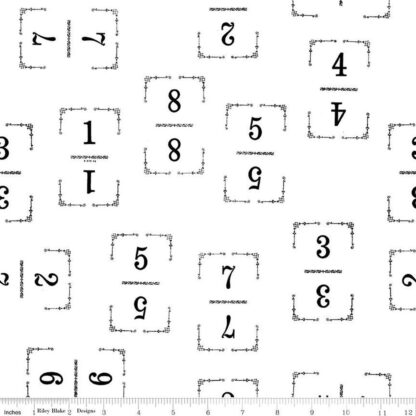 Fabric - Queen of We'en - Solitaire - PD13170 - White - Halloween - J. Wecker Frisch