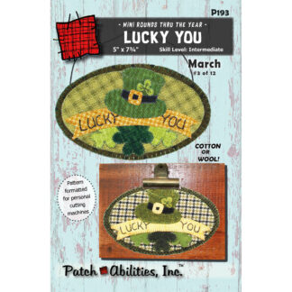 Patch Abilities - Pattern - P193 - Lucky You Mini Round