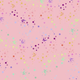 Fabric - Fairy Dust - 133 - Blush - Tula Pink