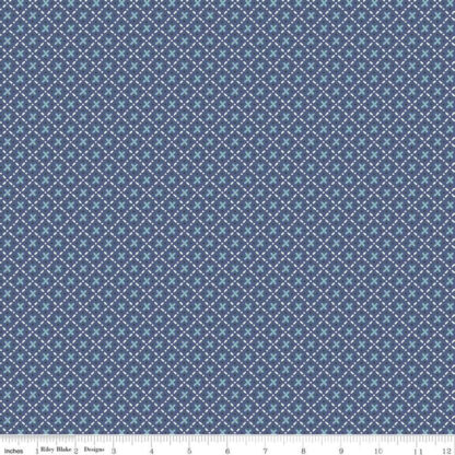 Bee Plaids - 12028 - Denim - Lori Holt