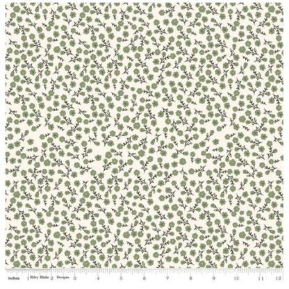 Gingham Fields - Floral - RBC13352CRE - Cream - Riley Blake