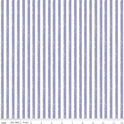 Crayola Stripe - RBC685-WIS - Wisteria - Riley Blake