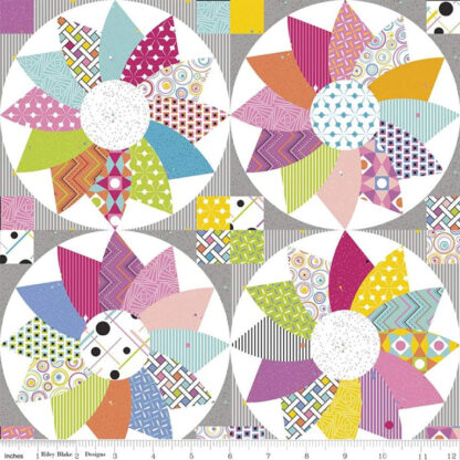 Colour Wall - CH11590 - Multi - Cheater Print - Sue Daley