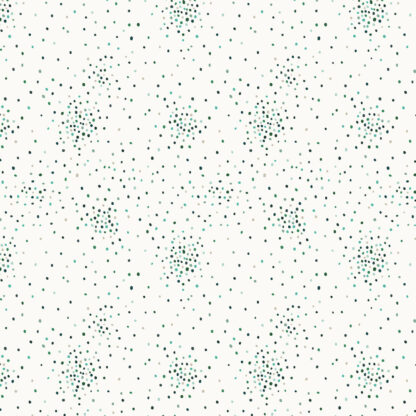 Miniature Minis - Dapple Dots - Green Cream - RJR Studio