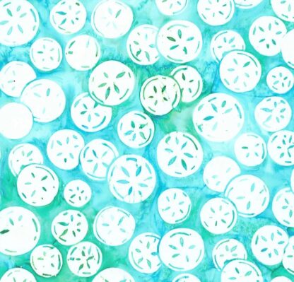 Seaside Batik - Sand Dollar - 21671-405 - Waterfall - Lunn Studios