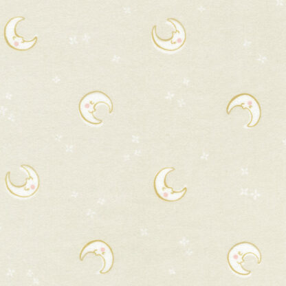 Cozy Cotton Flannel - Over the Moon - 21892-14 - Natural - Robert Kaufman