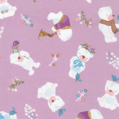 Winter Days Flannel - 21748-119- Mauve - Robert Kaufman