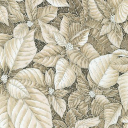 Holiday Flourish - Snow Flower - 21597-160 - Taupe - Robert Kaufman