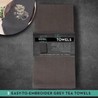 Blanks - Tea Towels - Gray - OESD