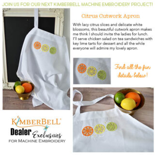 Kimberbell - A La Carte Vol 2 - Bonus Citrus Cutwork Apron